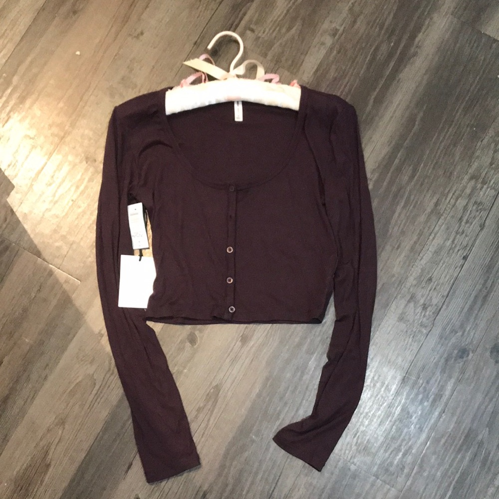 Sunday Best Long Sleeve Tee - Dark Purple
